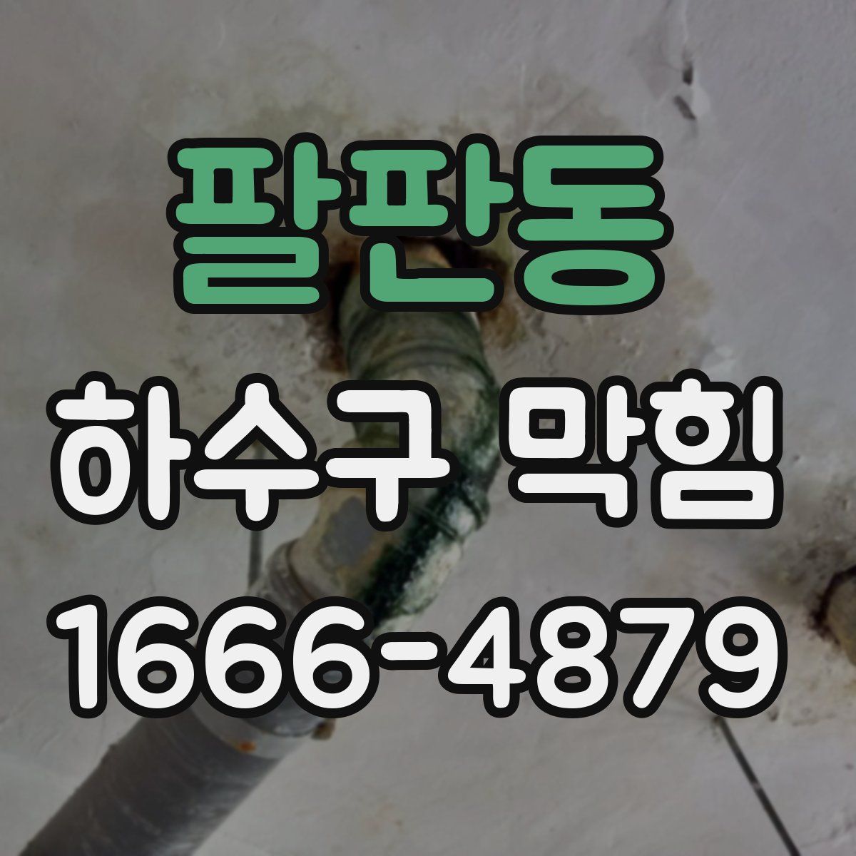 팔판동 하수구 막힘