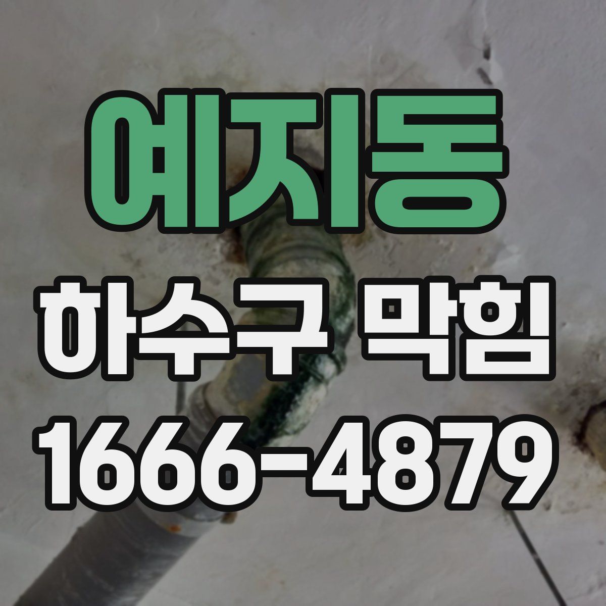 예지동 하수구 막힘