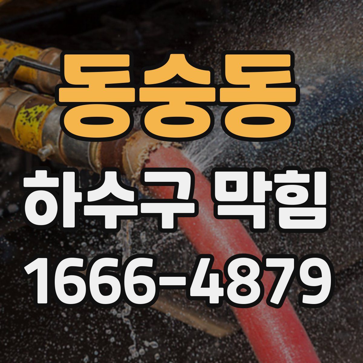 동숭동 하수구 막힘