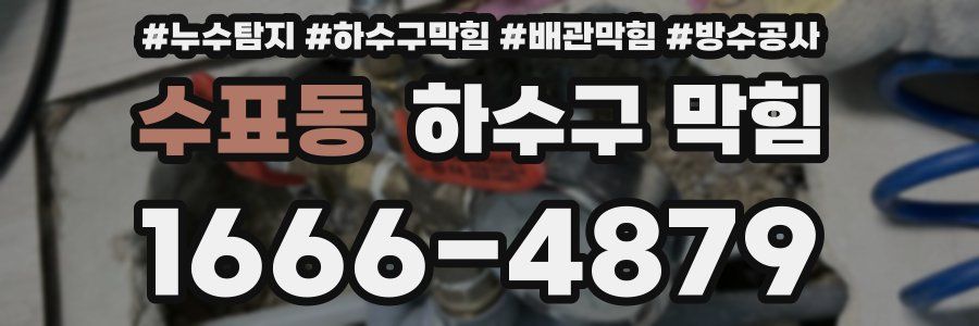 수표동 하수구 막힘
