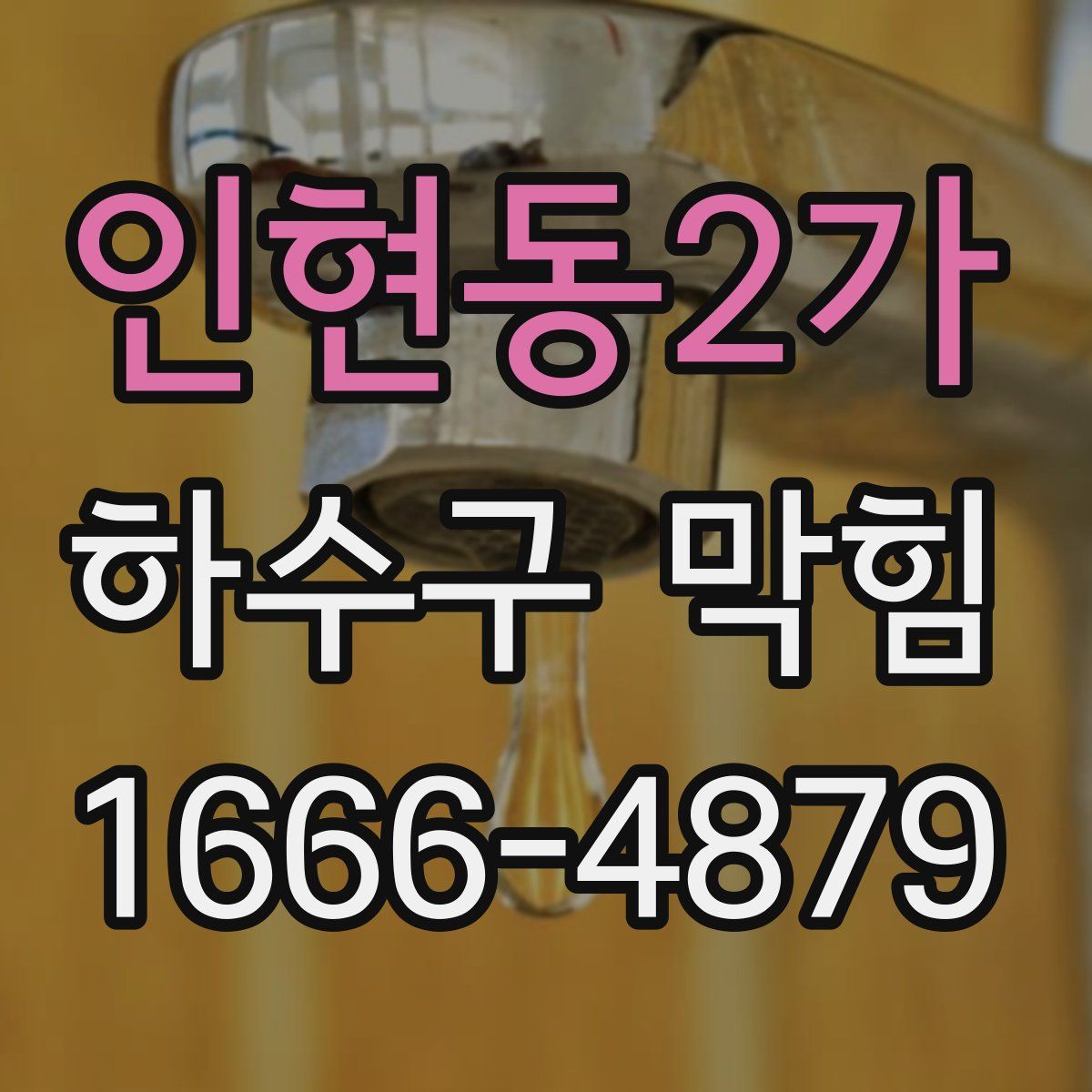 인현동2가 하수구 막힘
