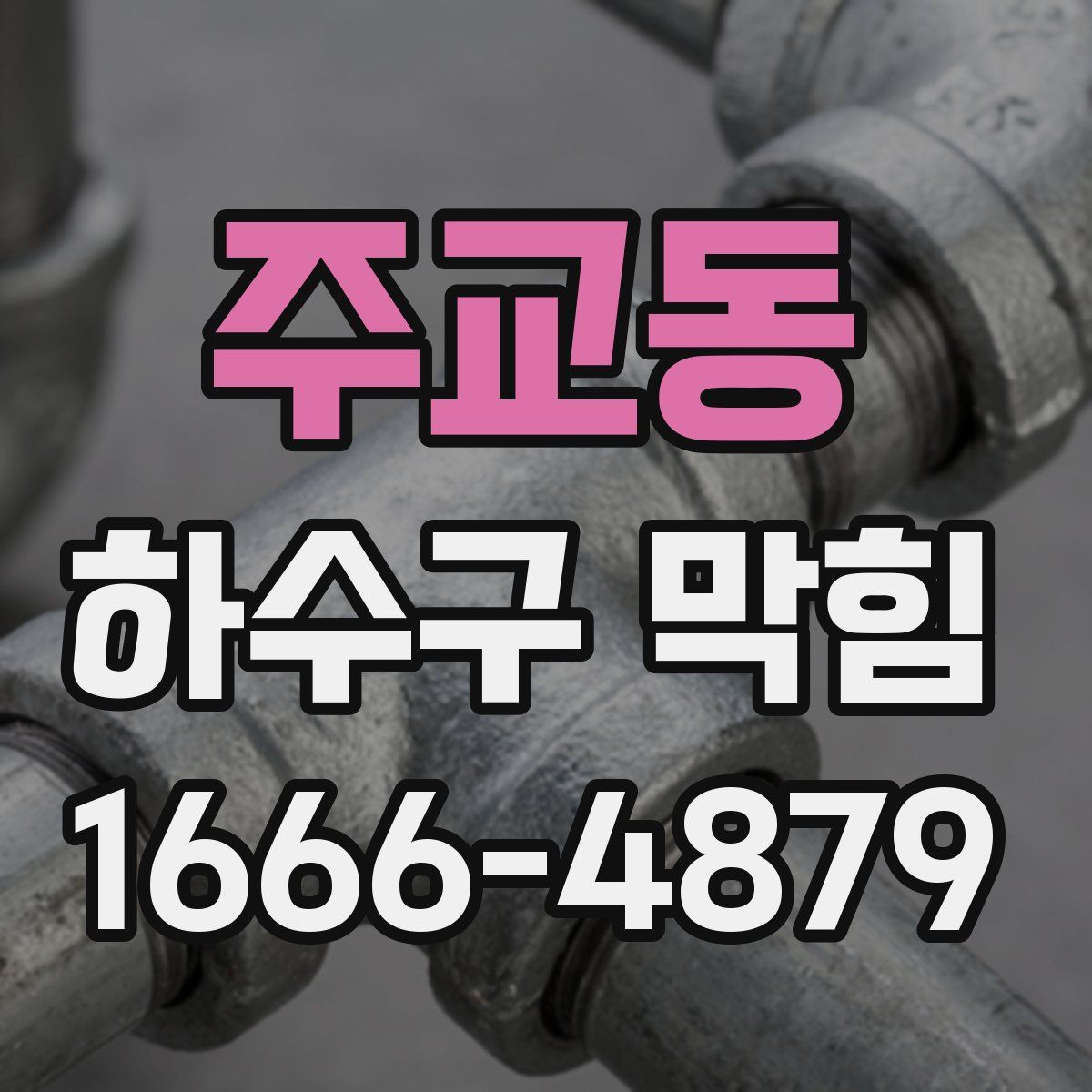 주교동 하수구 막힘