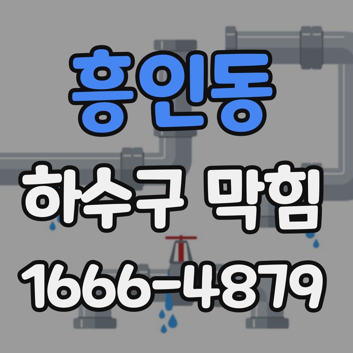 흥인동 하수구 막힘