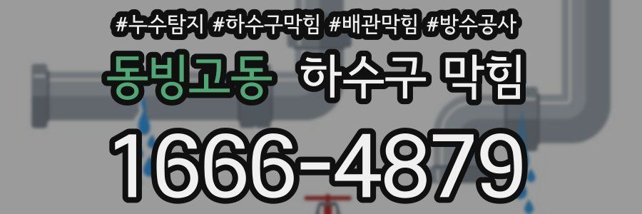 동빙고동 하수구 막힘