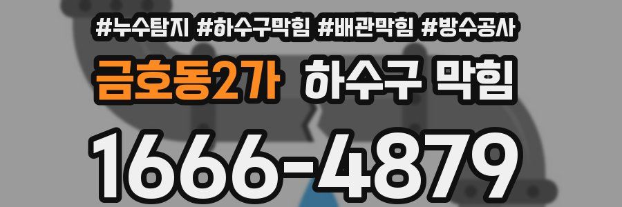 금호동2가 하수구 막힘