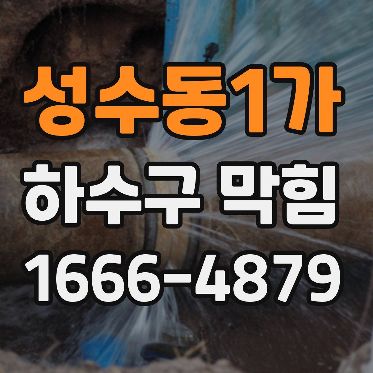 성수동1가 하수구 막힘