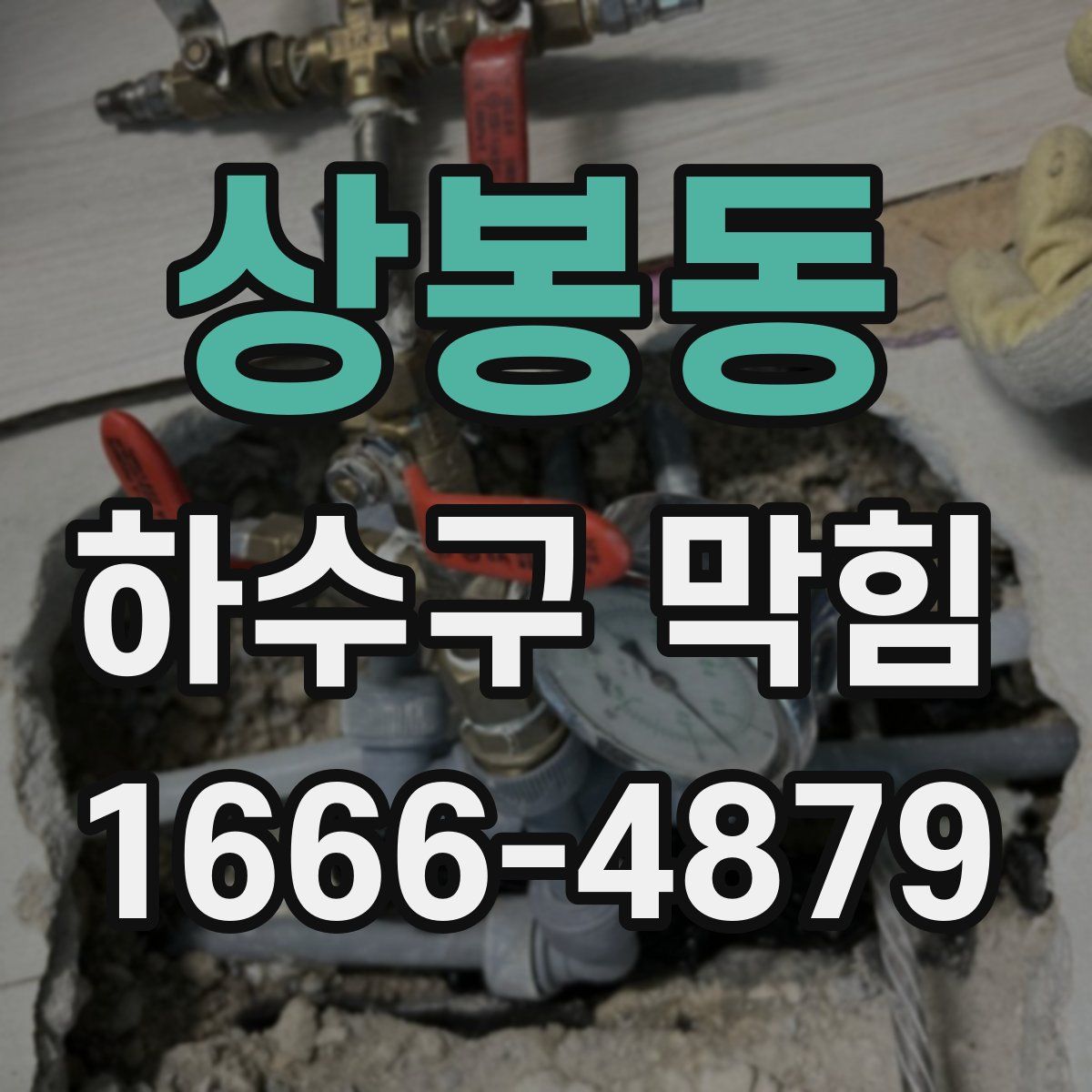 상봉동 하수구 막힘