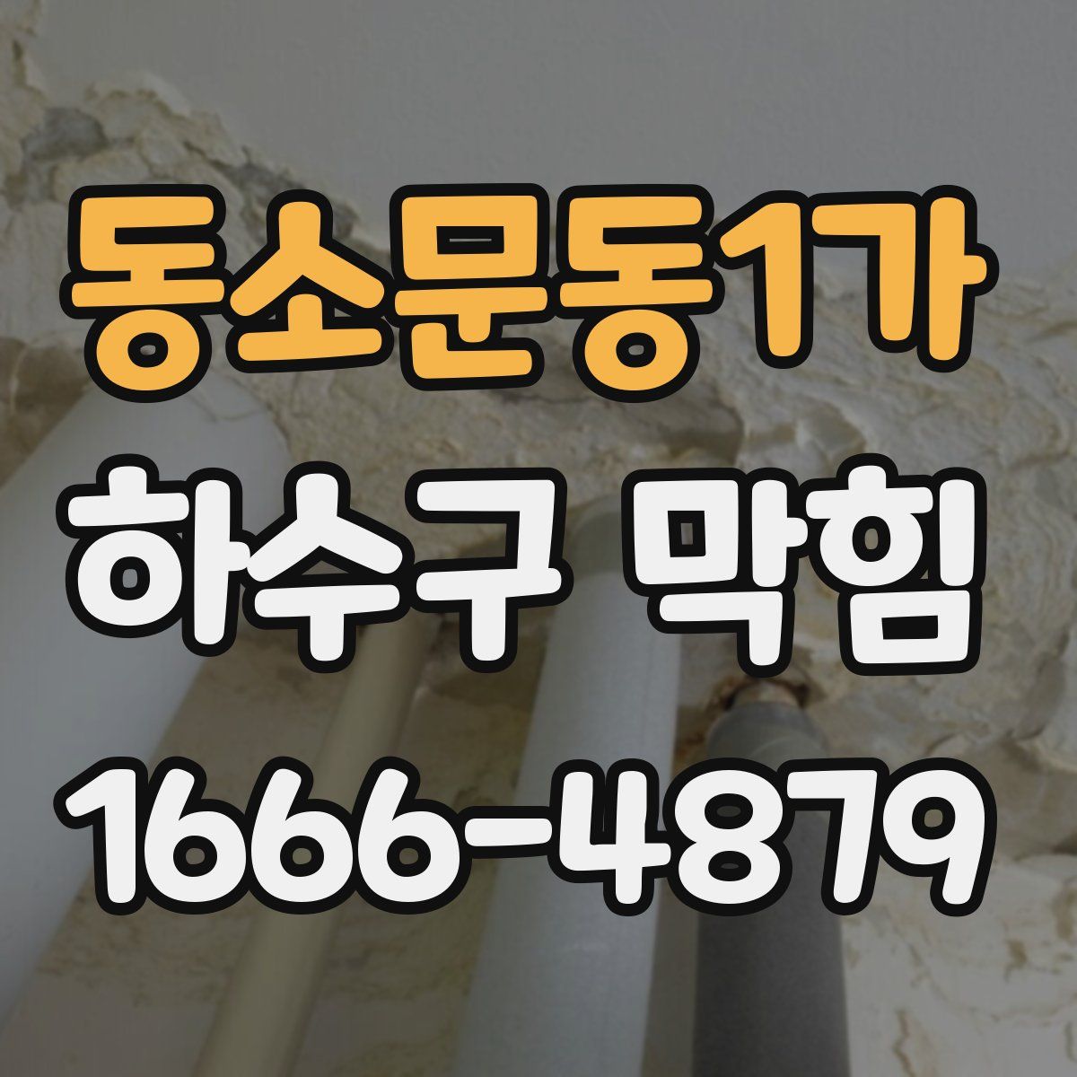 동소문동1가 하수구 막힘
