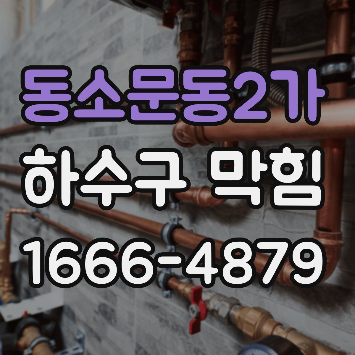 동소문동2가 하수구 막힘