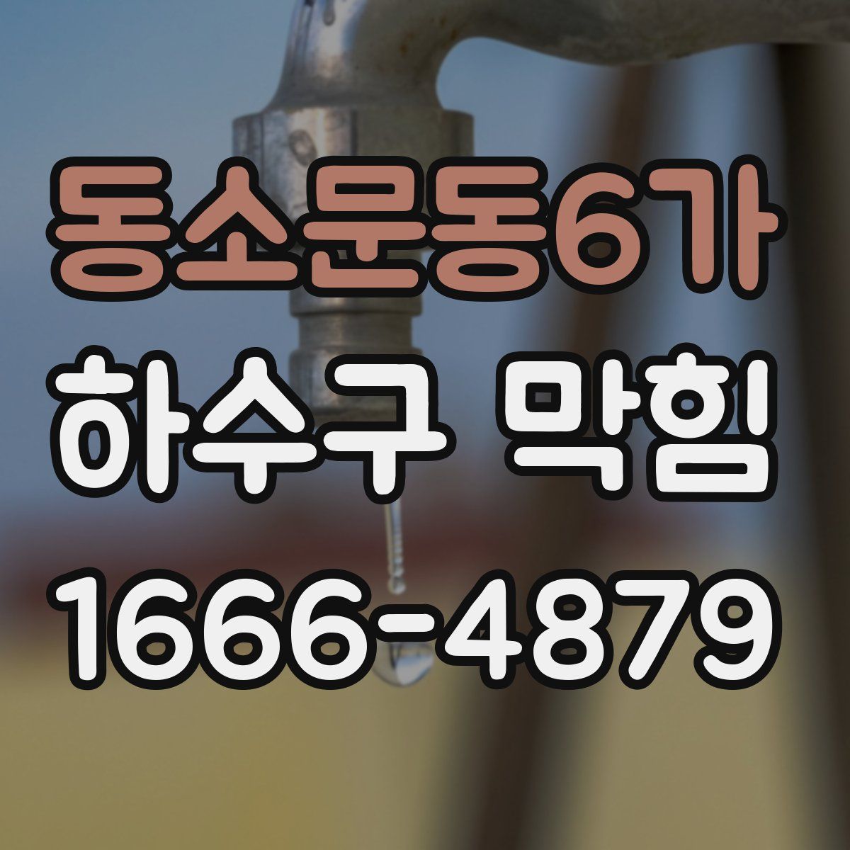 동소문동6가 하수구 막힘