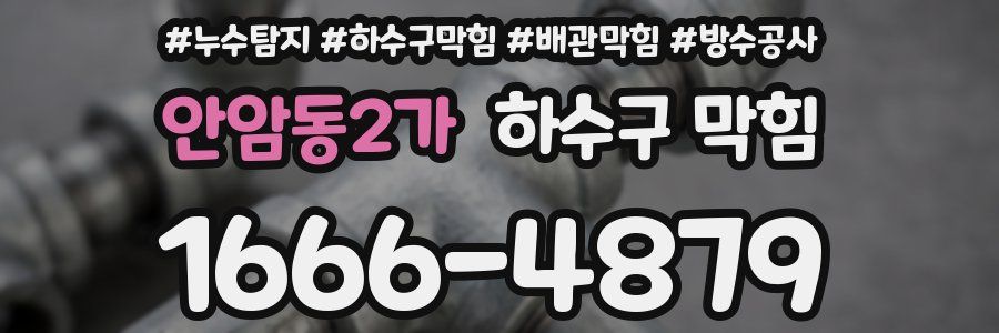 안암동2가 하수구 막힘