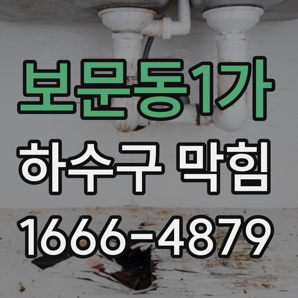 보문동1가 하수구 막힘