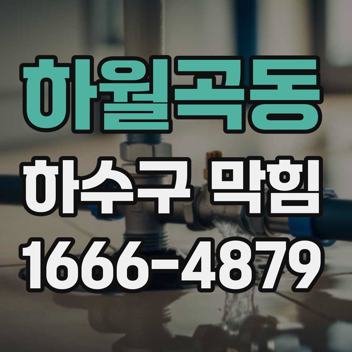 하월곡동 하수구 막힘