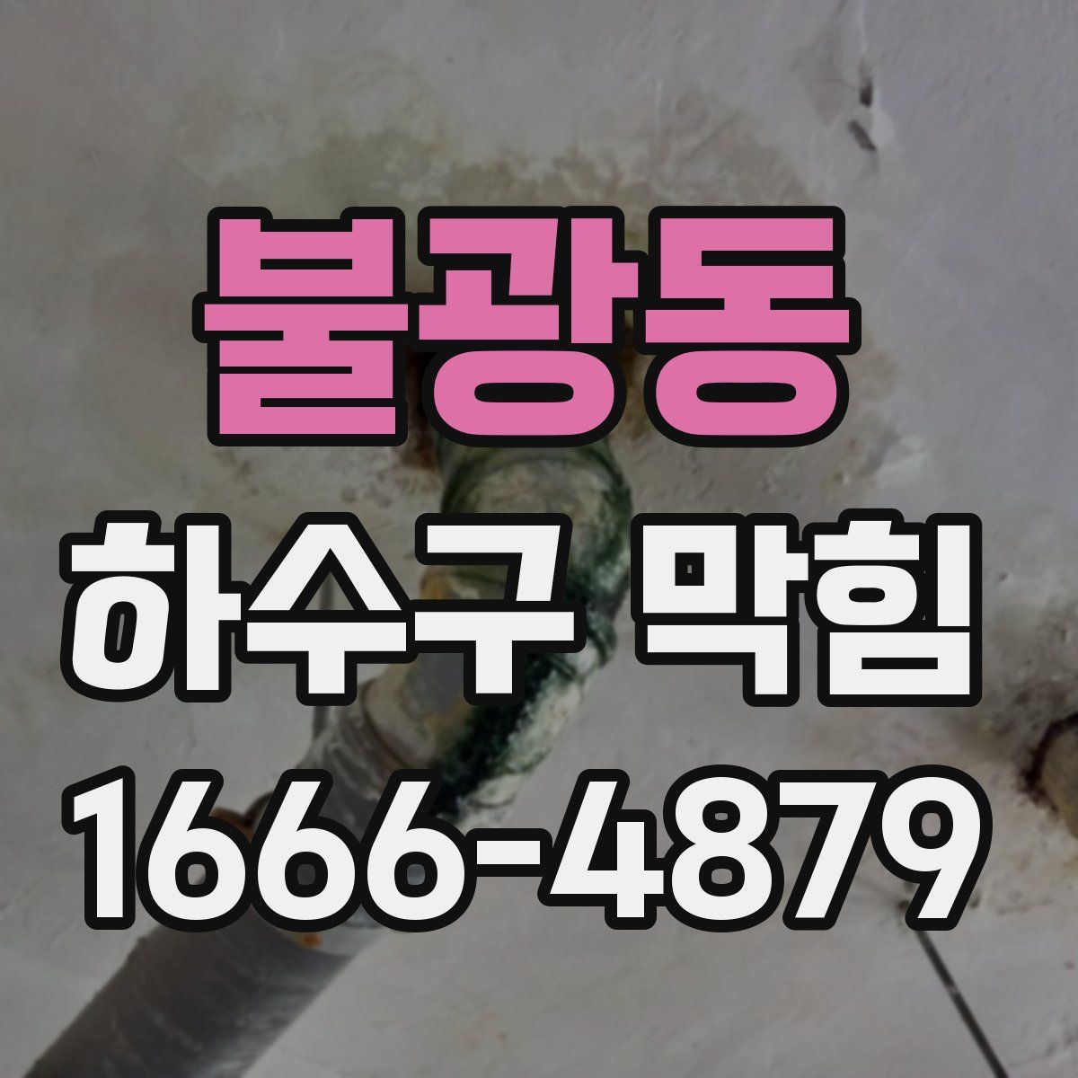 불광동 하수구 막힘