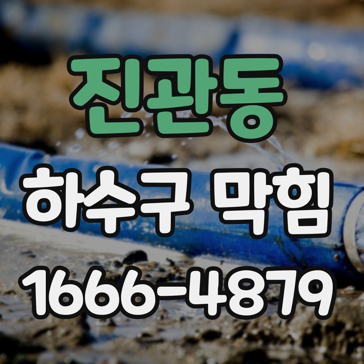 진관동 하수구 막힘