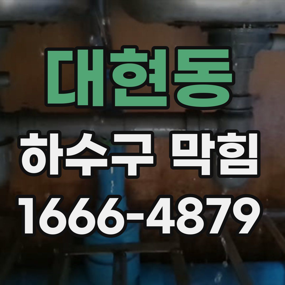 대현동 하수구 막힘