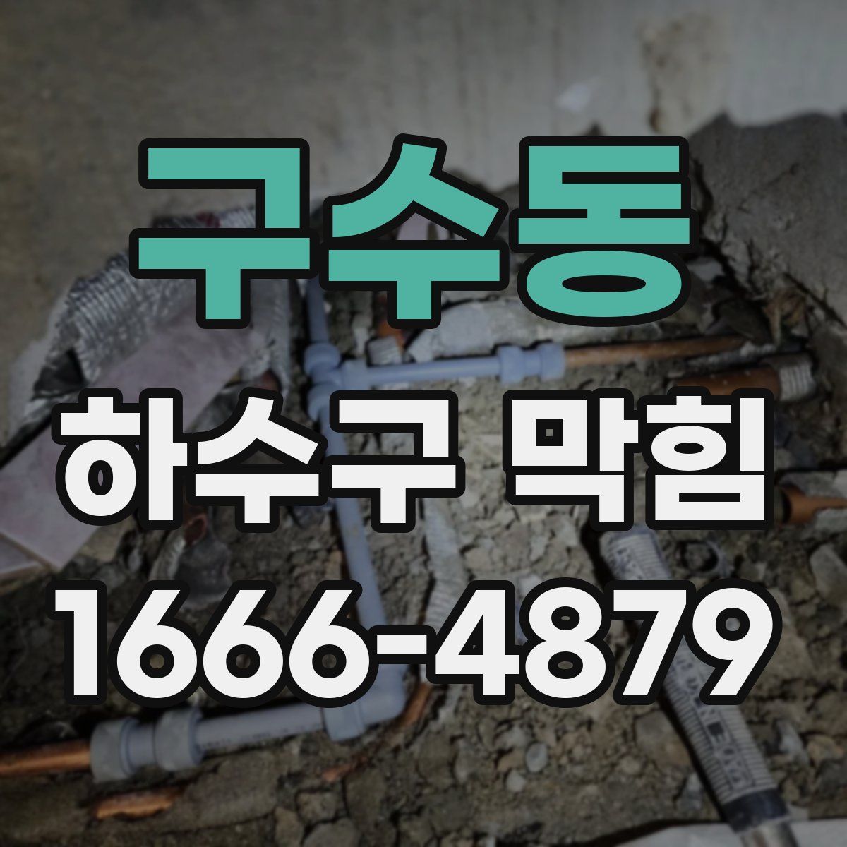 구수동 하수구 막힘