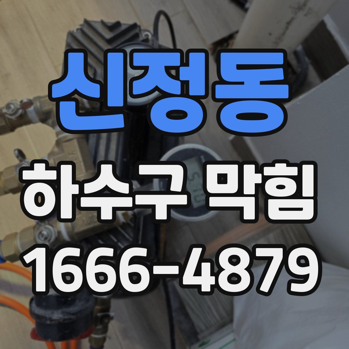 신정동 하수구 막힘