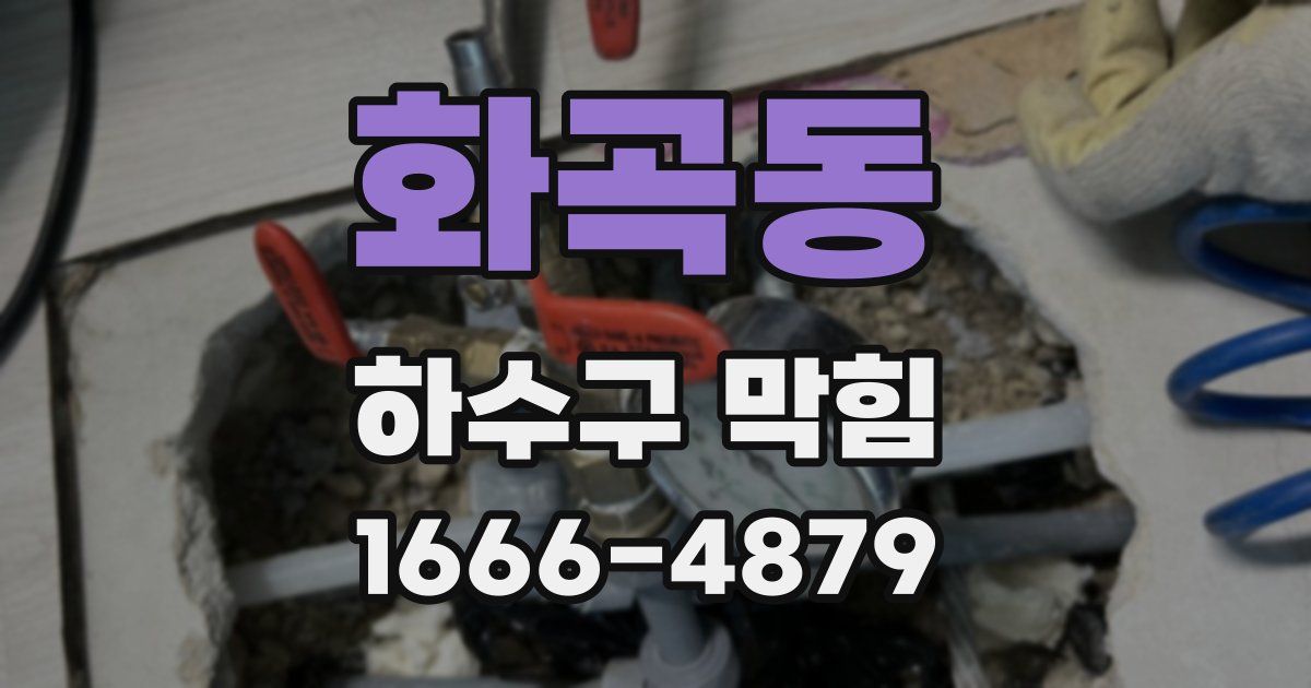 화곡동 하수구 막힘