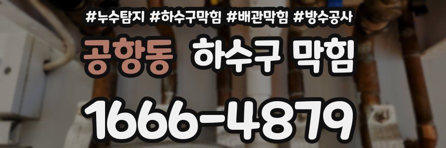 공항동 하수구 막힘