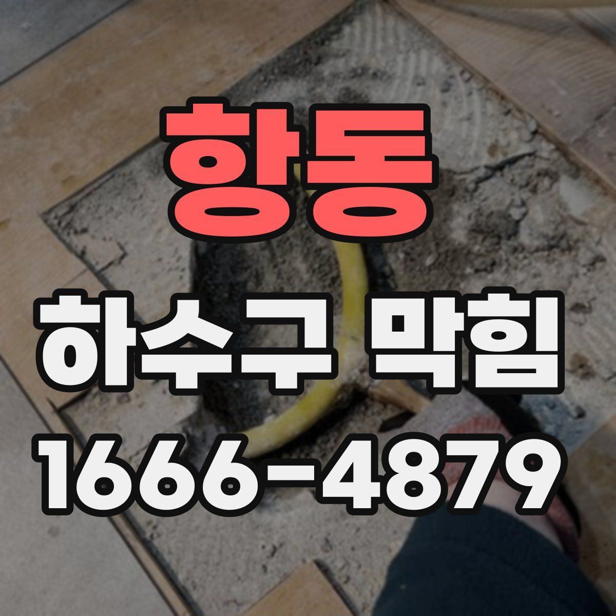 항동 하수구 막힘