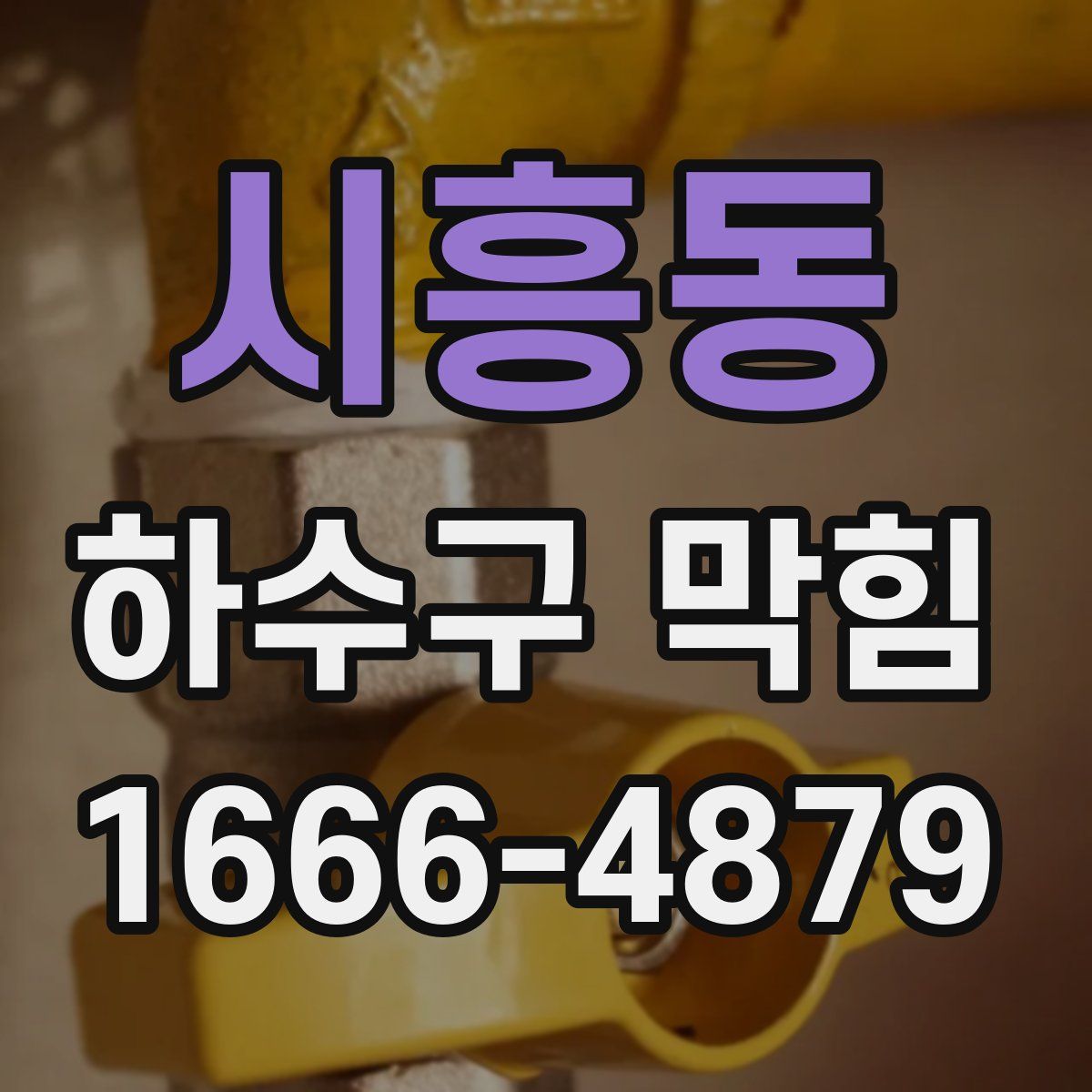 시흥동 하수구 막힘