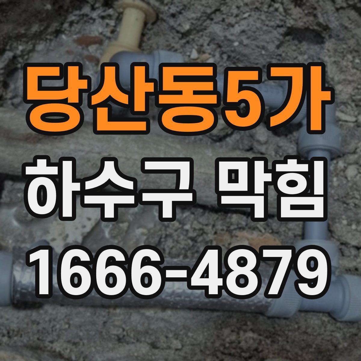 당산동5가 하수구 막힘