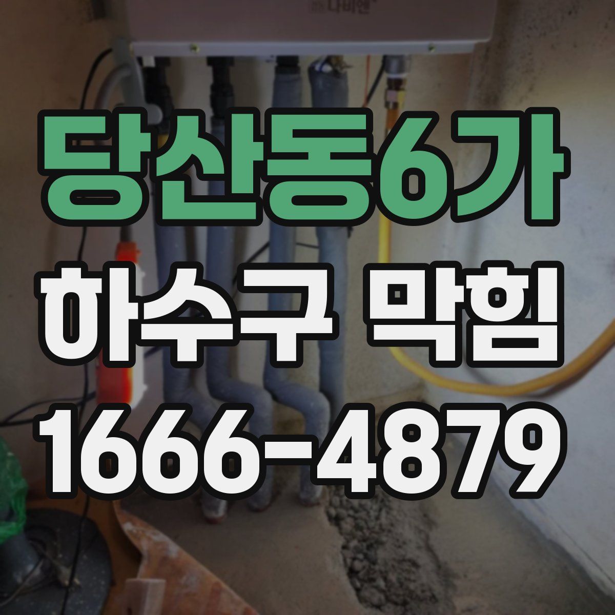 당산동6가 하수구 막힘