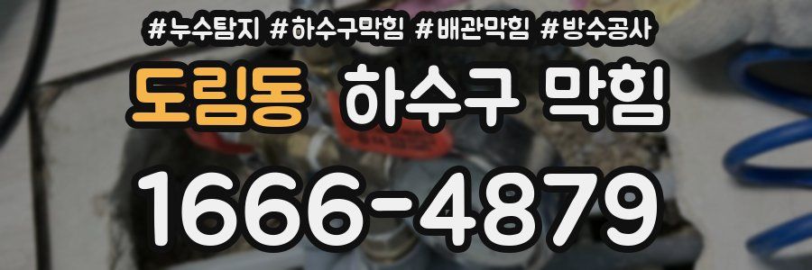 도림동 하수구 막힘