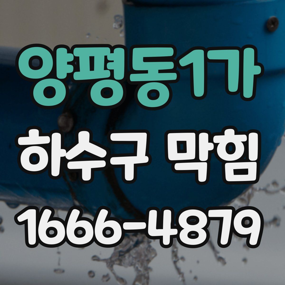 양평동1가 하수구 막힘