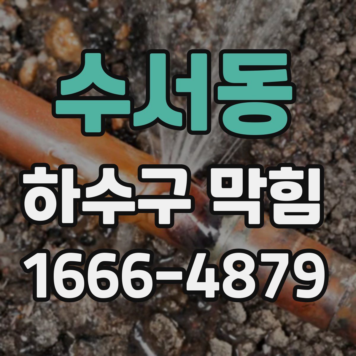 수서동 하수구 막힘