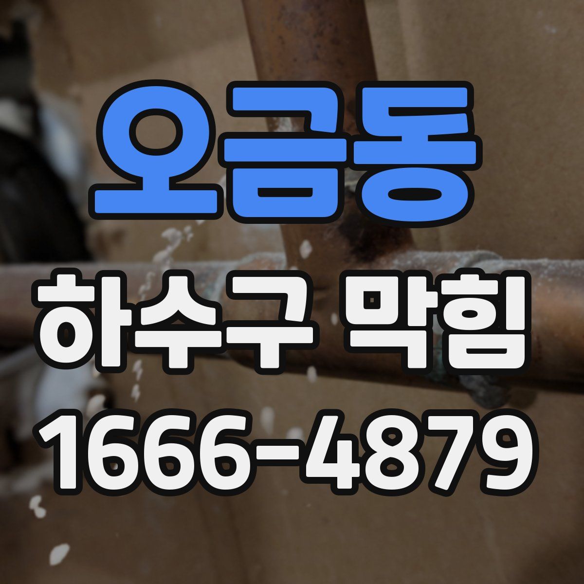 오금동 하수구 막힘