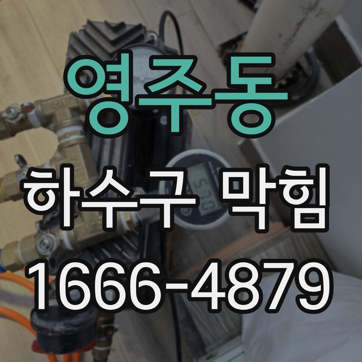 영주동 하수구 막힘