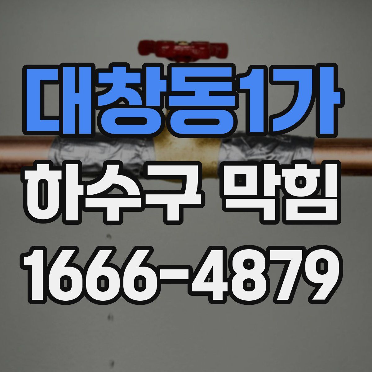 대창동1가 하수구 막힘