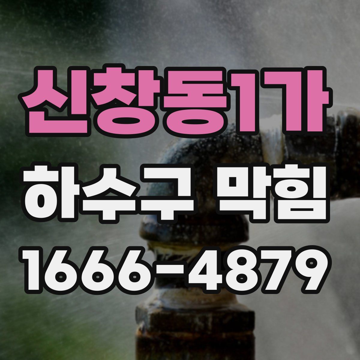 신창동1가 하수구 막힘