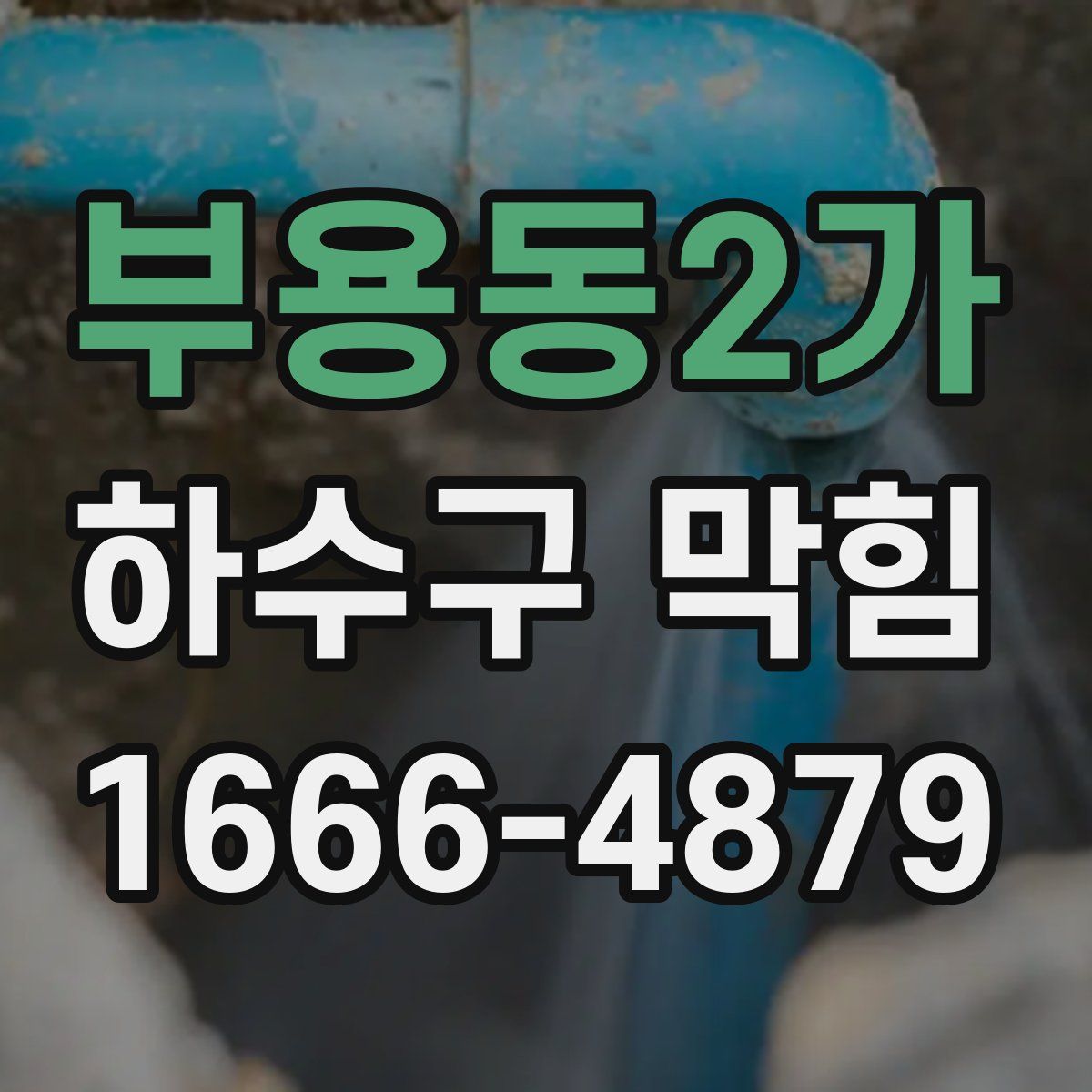부용동2가 하수구 막힘