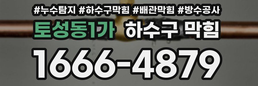 토성동1가 하수구 막힘