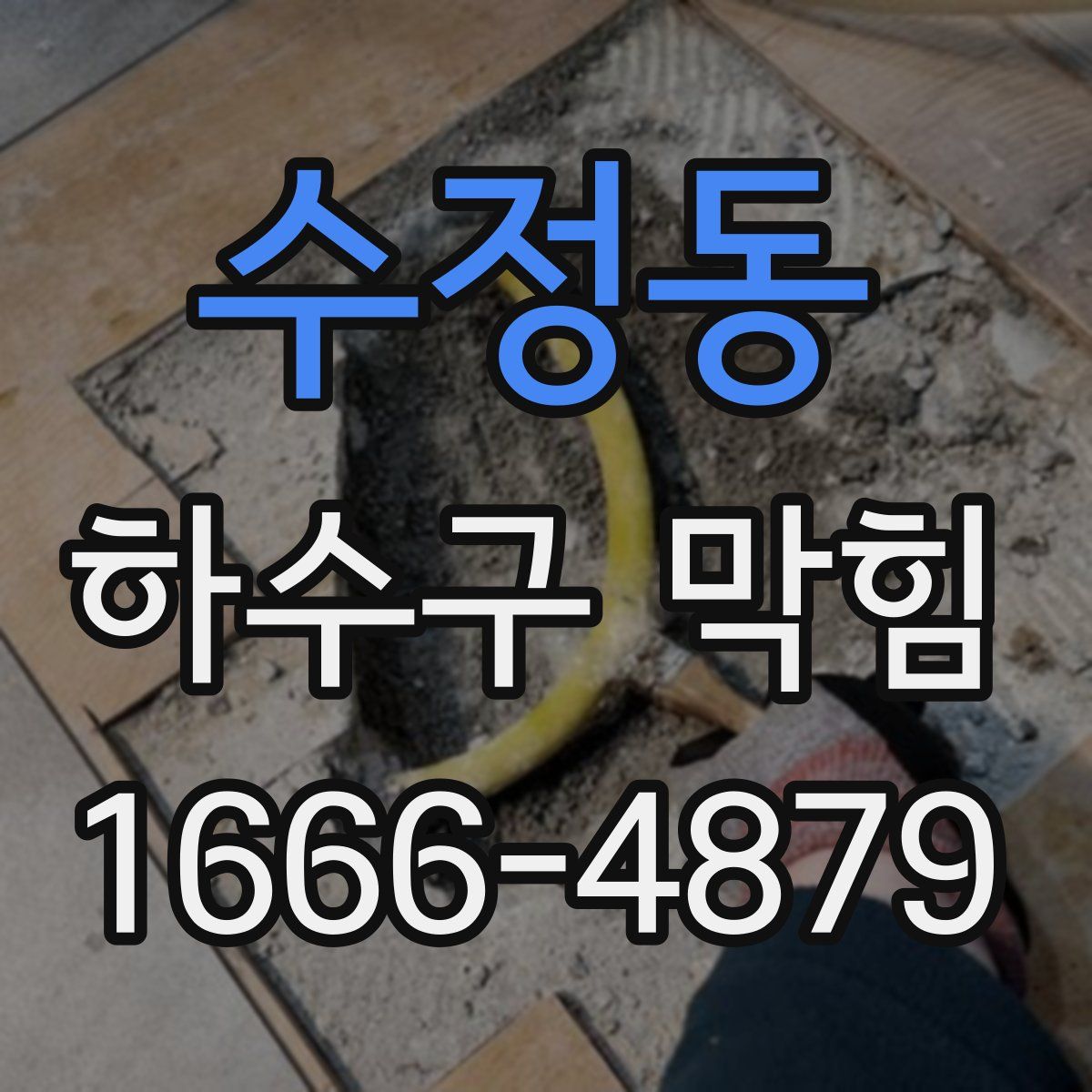 수정동 하수구 막힘