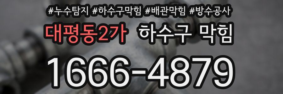대평동2가 하수구 막힘