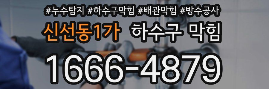신선동1가 하수구 막힘