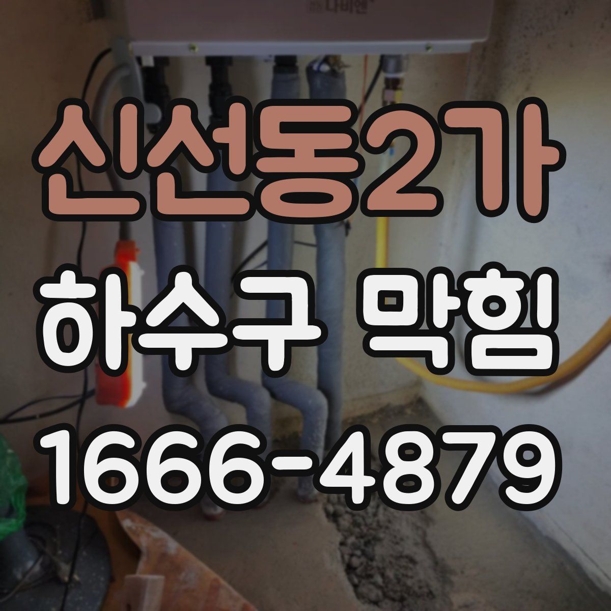 신선동2가 하수구 막힘