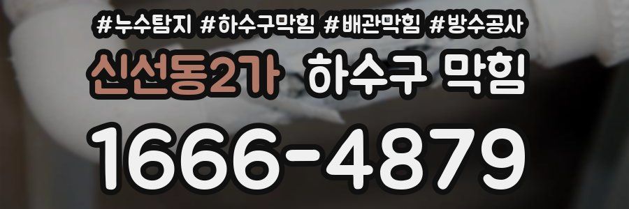 신선동2가 하수구 막힘
