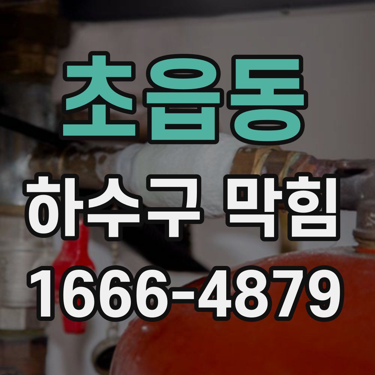 초읍동 하수구 막힘