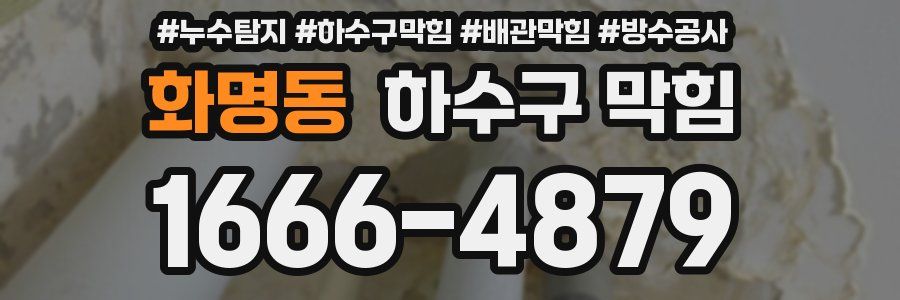 화명동 하수구 막힘