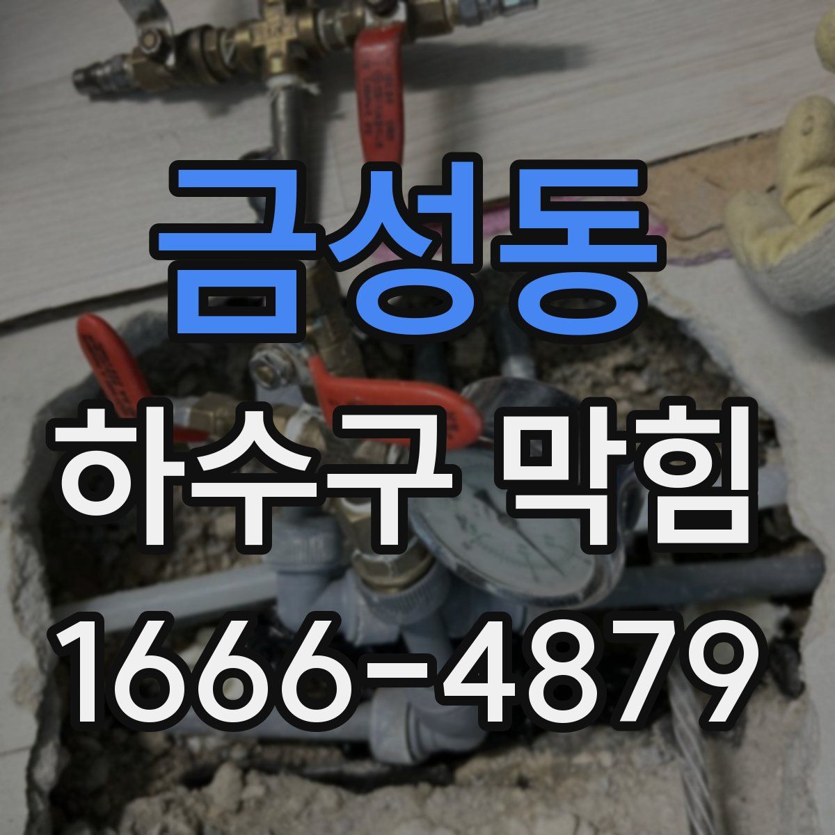 금성동 하수구 막힘
