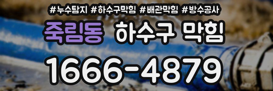 죽림동 하수구 막힘