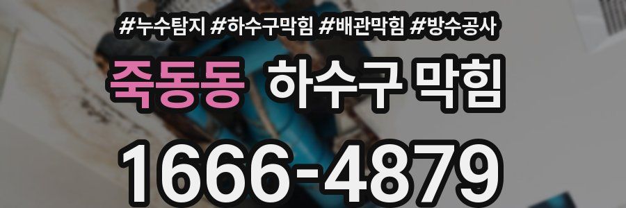 죽동동 하수구 막힘