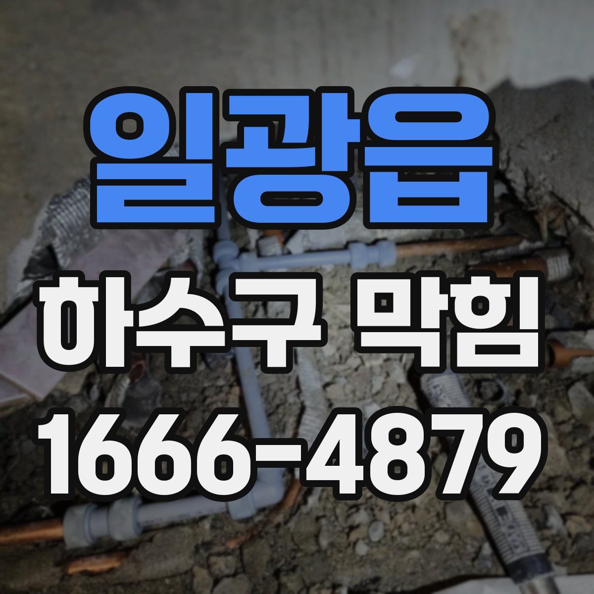 일광읍 하수구 막힘