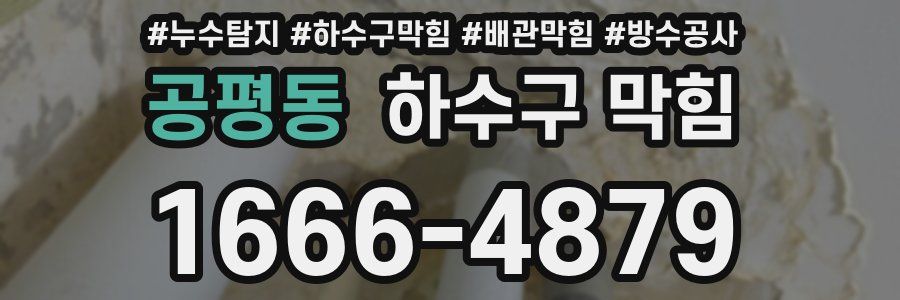 공평동 하수구 막힘