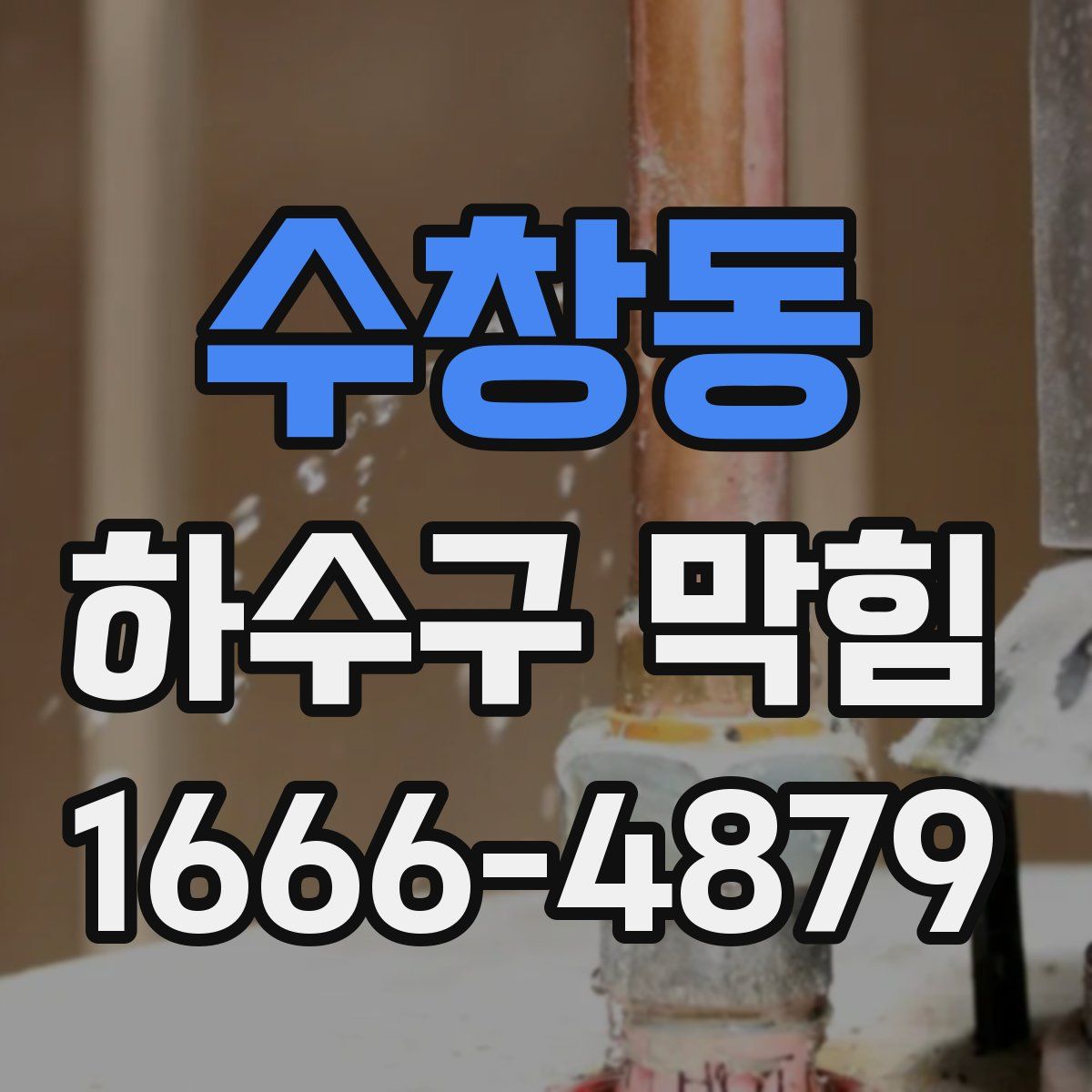 수창동 하수구 막힘
